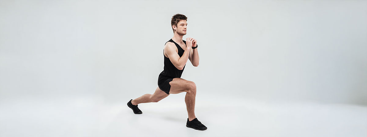 Personal trainer conducting a home workout session in Gurgaon